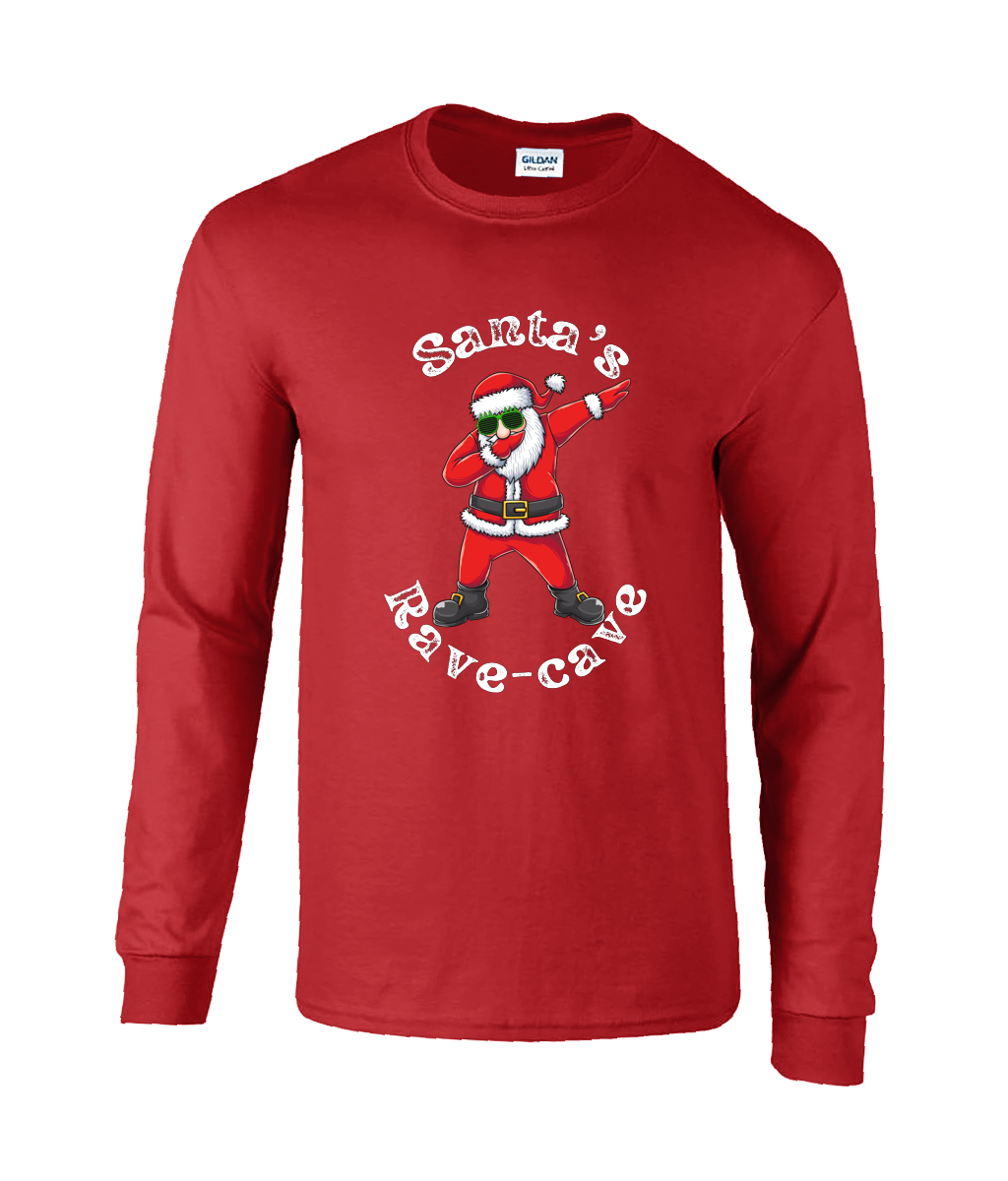 90s Santa Rave-cave - Unisex Long Sleeve T-Shirt