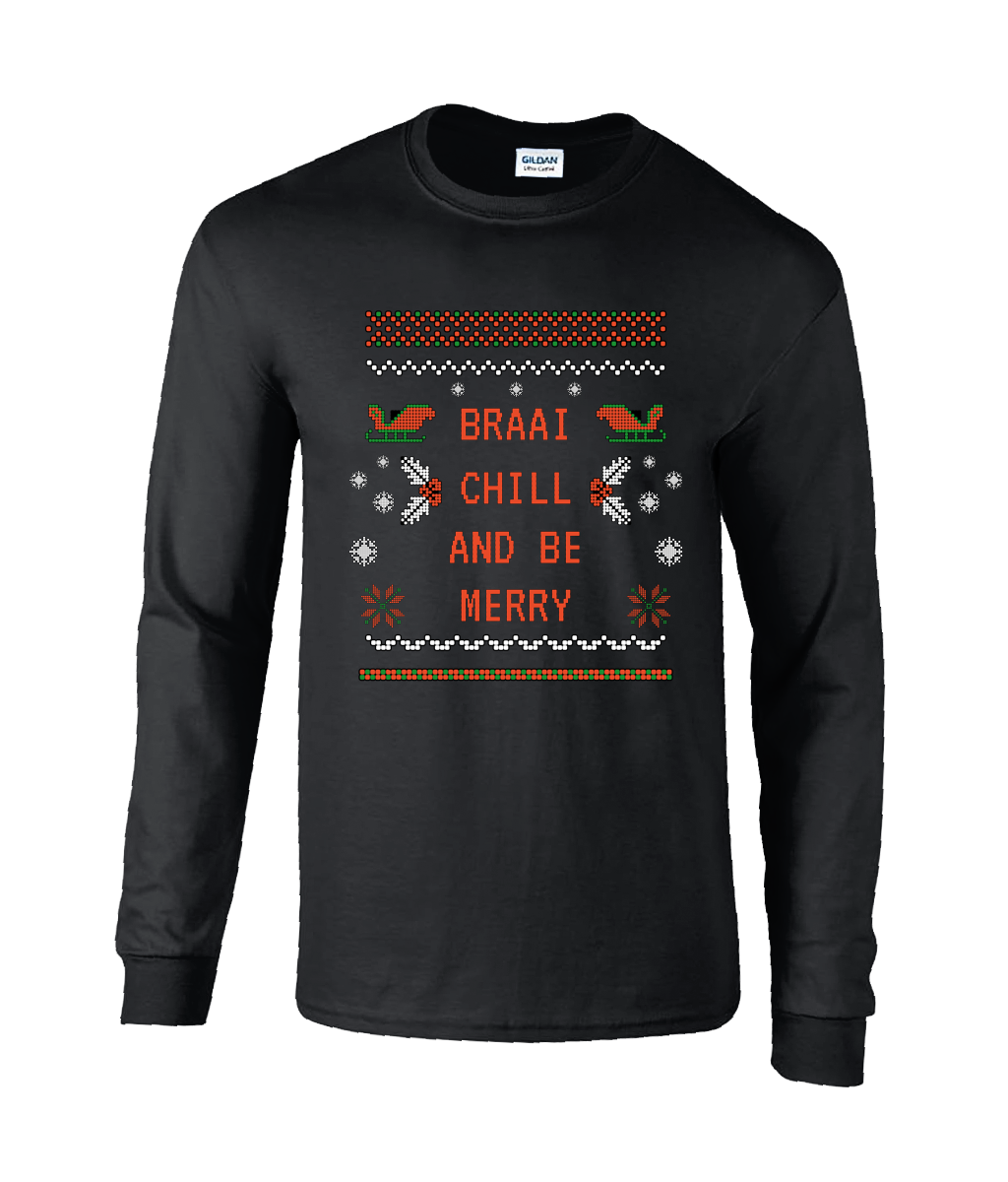 Xmas Braai Chill - Unisex Long Sleeve T-Shirt