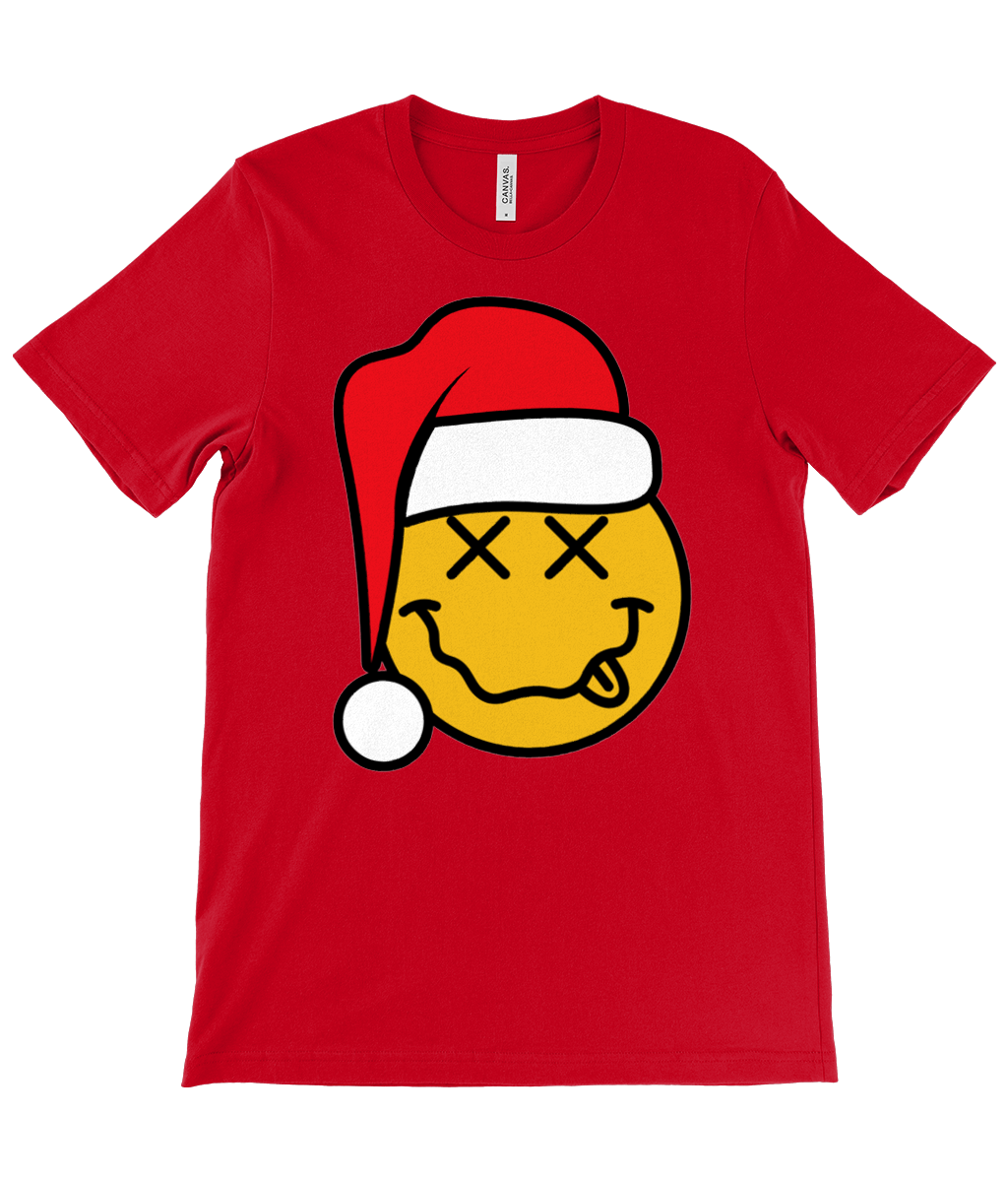 90s Smiley Santa - Unisex Crew Neck T-Shirt