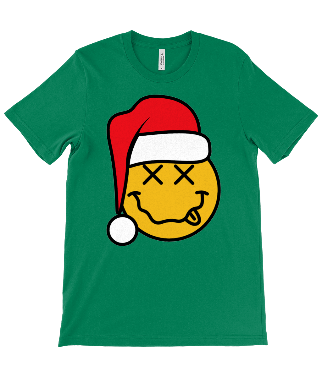 90s Smiley Santa - Unisex Crew Neck T-Shirt