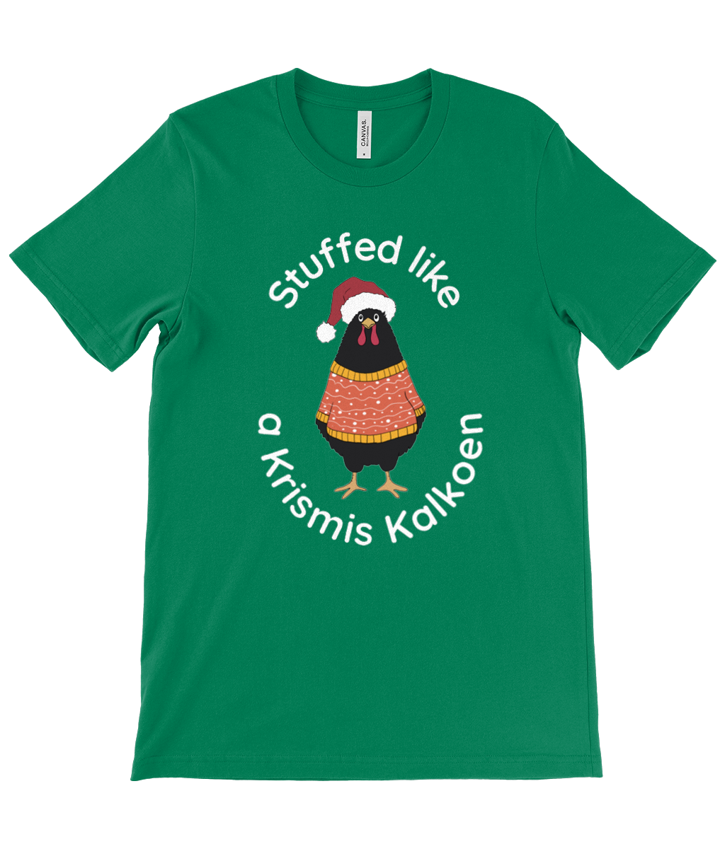 Krismis Kalkoen - Unisex Crew Neck T-Shirt