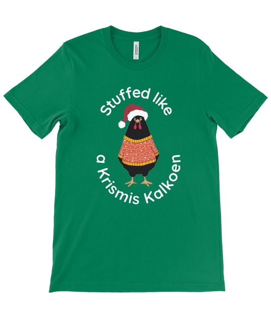 Krismis Kalkoen - Unisex Crew Neck T-Shirt