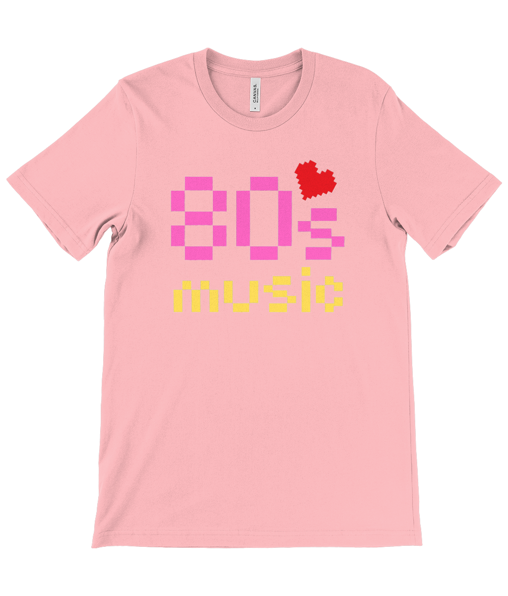 80s Heart the Music! - Unisex Crew Neck T-Shirt