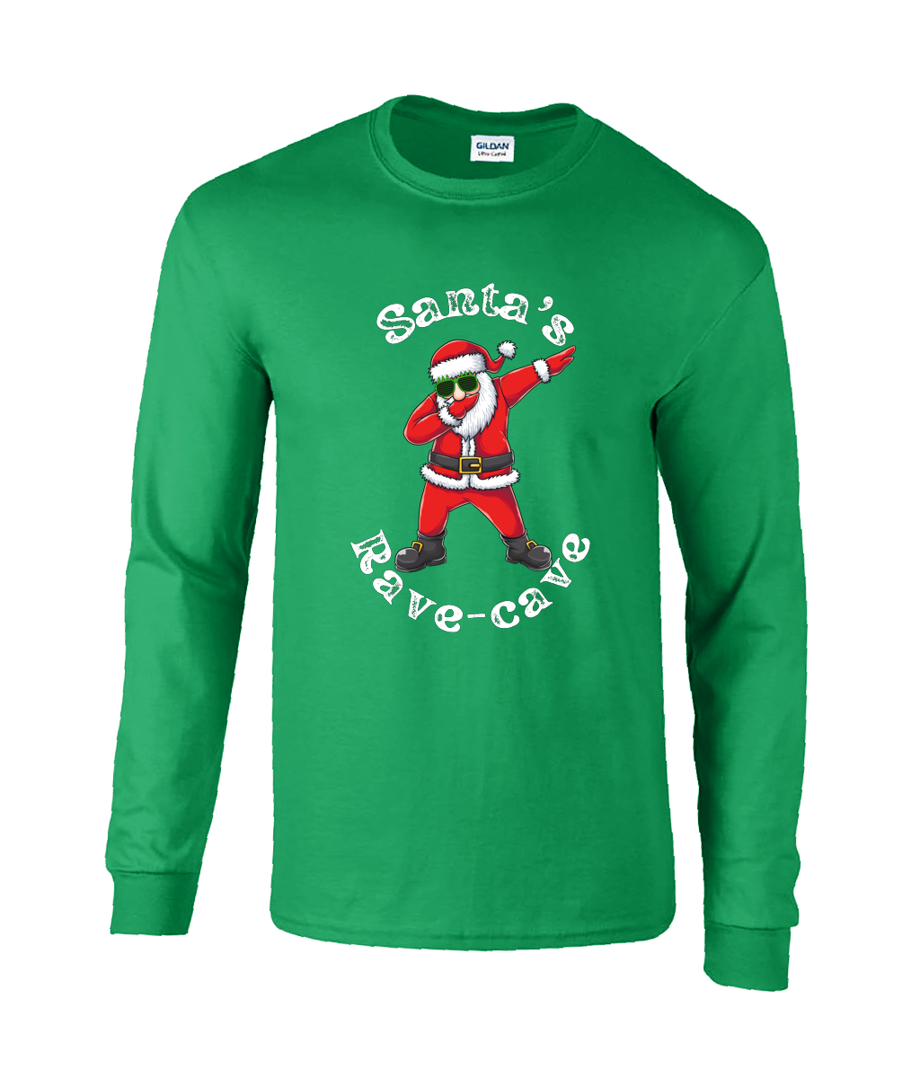 90s Santa Rave-cave - Unisex Long Sleeve T-Shirt