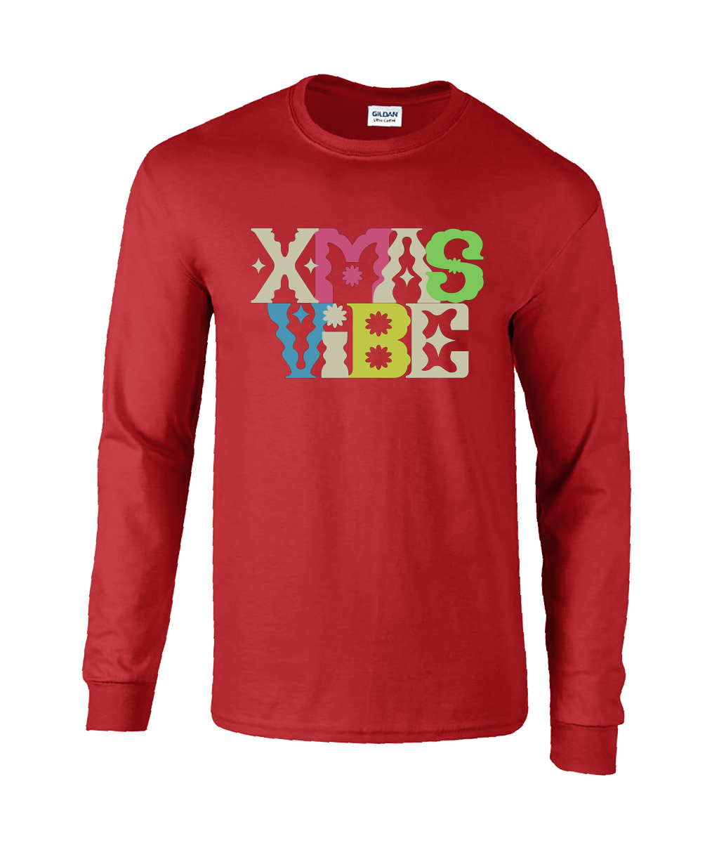 80s Xmas Vibe - Unisex Long Sleeve T-Shirt