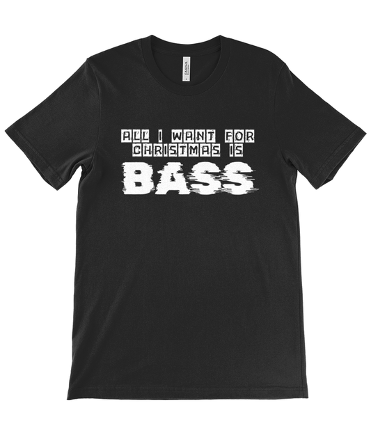 90s Christmas Bass - Unisex Crew Neck T-Shirt