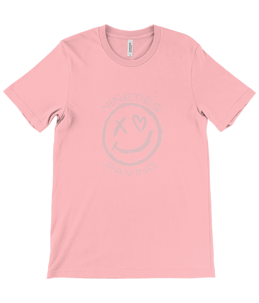 90s Raving Big Smiley - Unisex Crew Neck T-Shirt