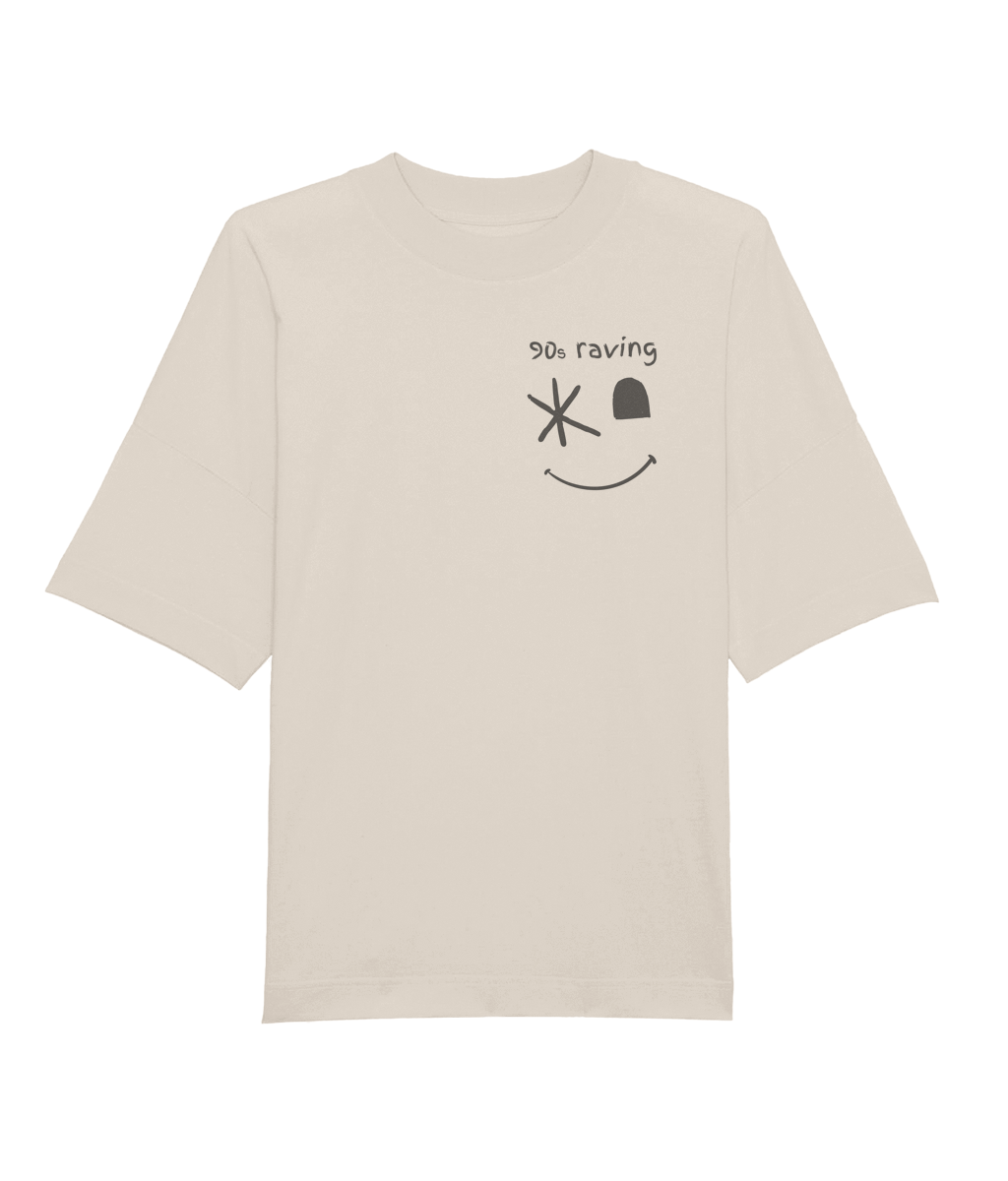 90s Raving Smiley Wink Light! Unisex Blaster T-Shirt