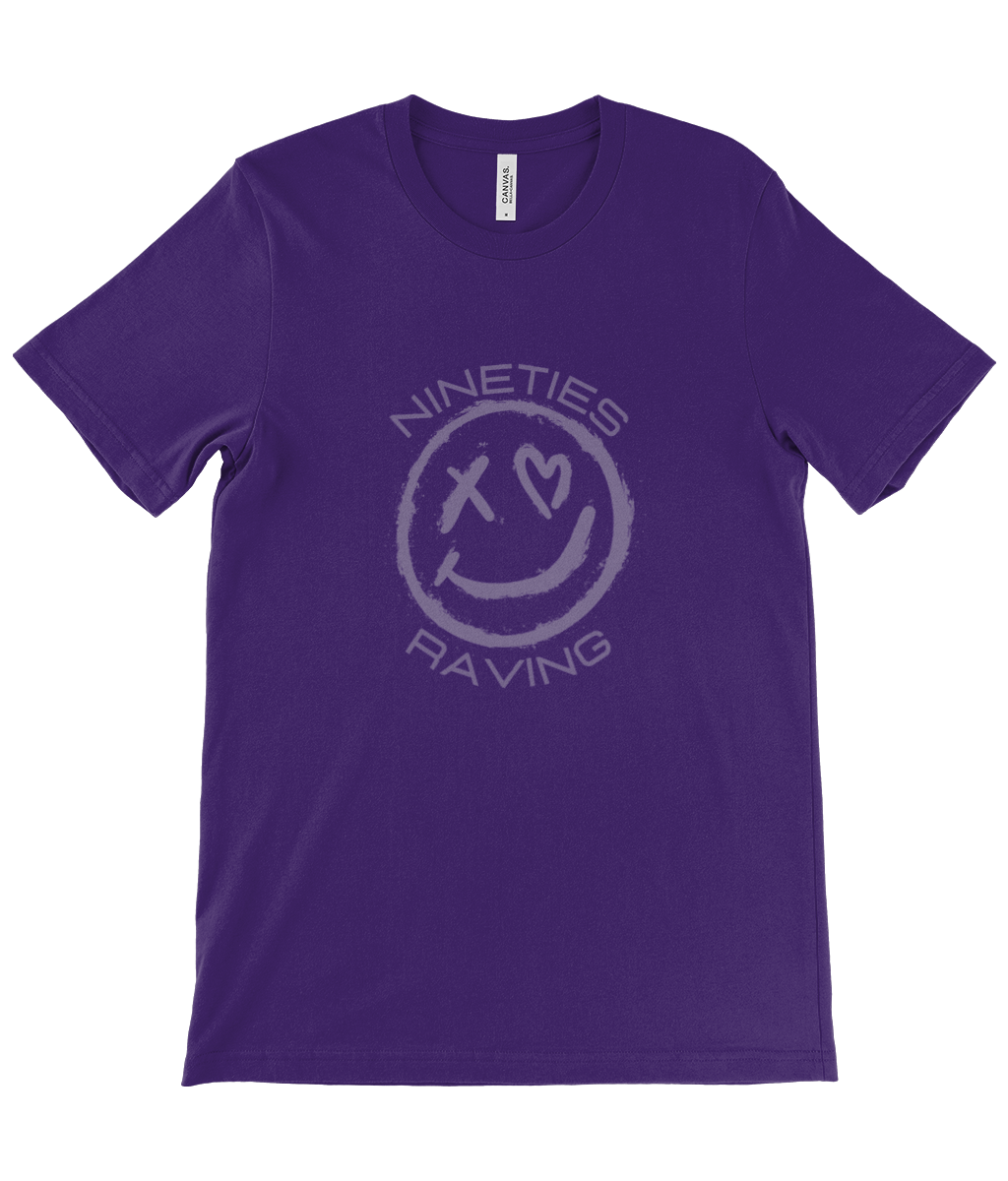 90s Raving Big Smiley - Unisex Crew Neck T-Shirt