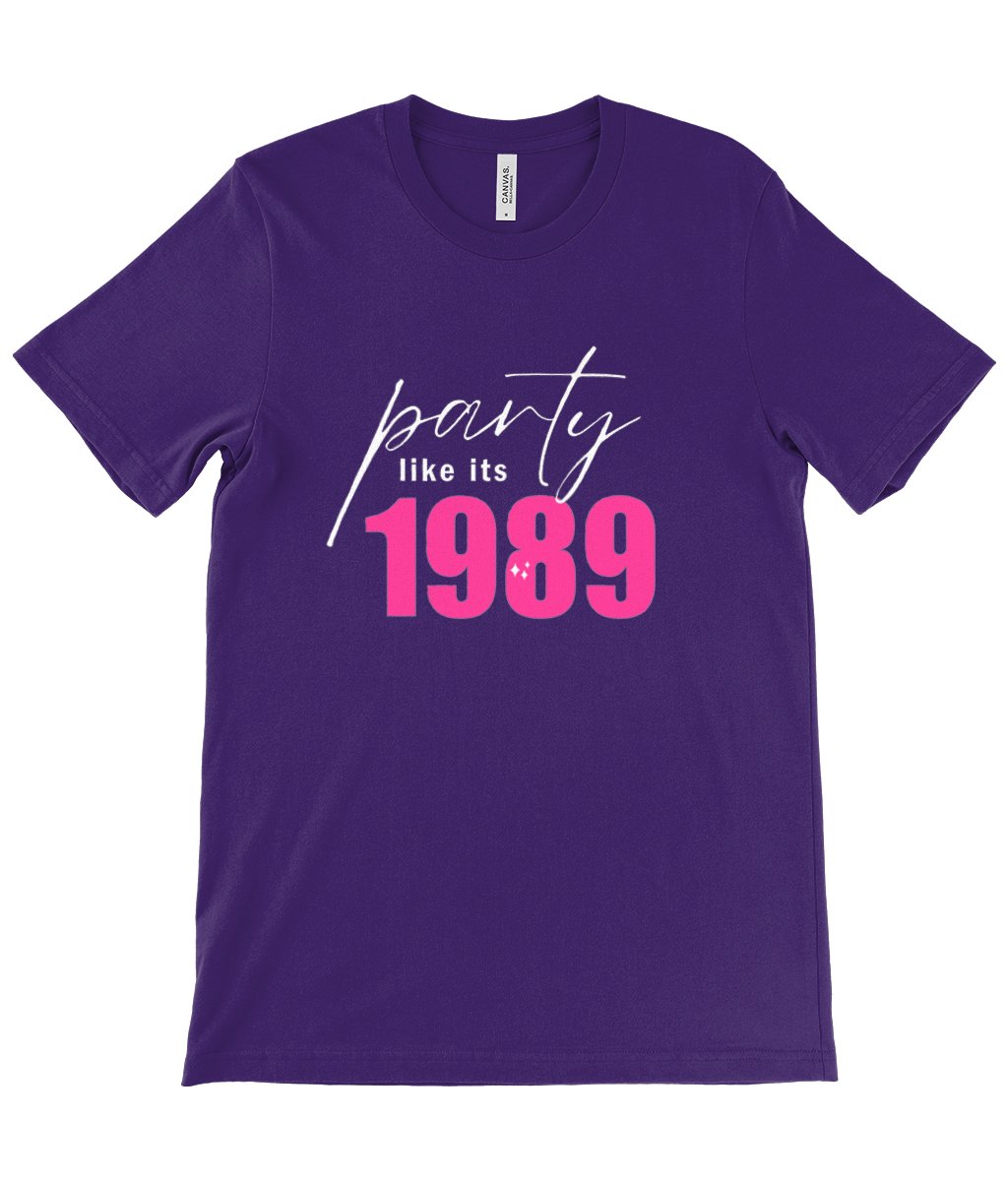 80s Party like it's '89 - Unisex Crew Neck T-Shirt