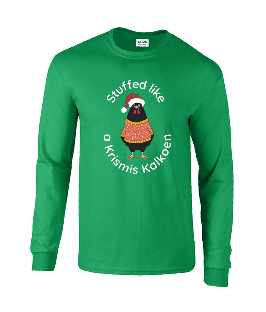 Krismis Kalkoen -  Long Sleeve T-Shirt