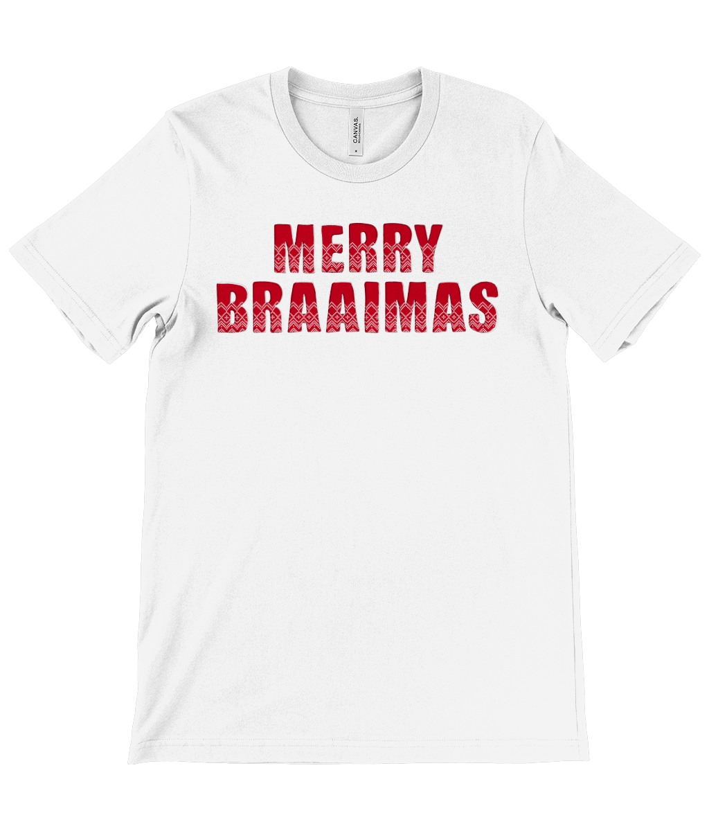 Xmas Braaimas - Unisex Crew Neck T-Shirt