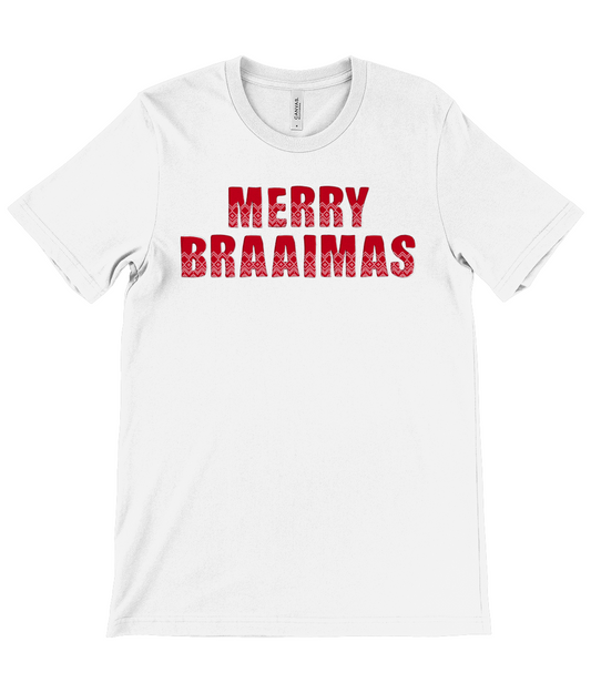 Xmas Braaimas - Unisex Crew Neck T-Shirt