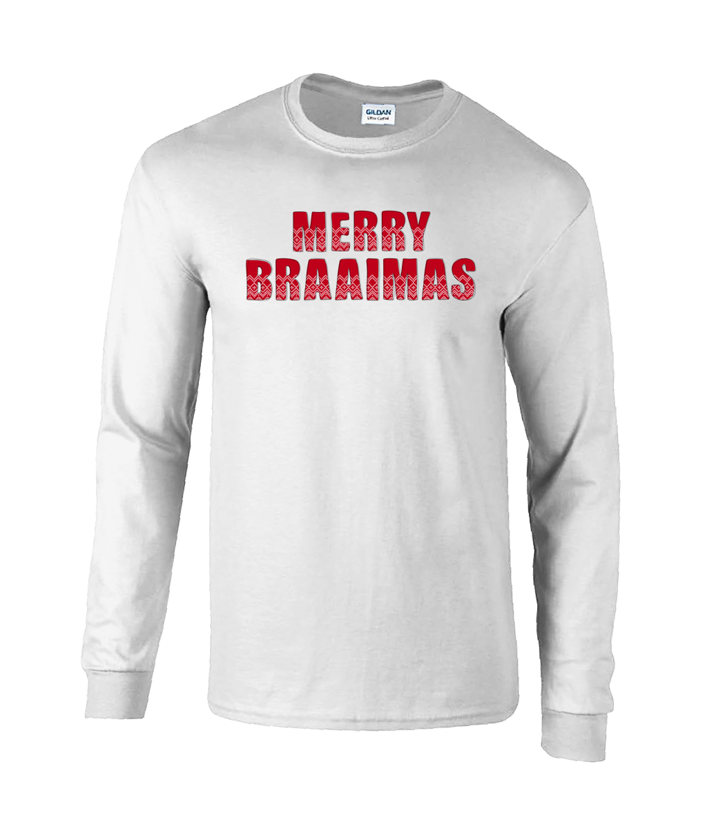 Xmas Braaimas -  Unisex Long Sleeve T-Shirt