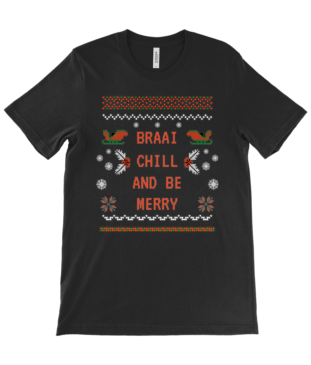 Xmas Braai Chill - Unisex Crew Neck T-Shirt