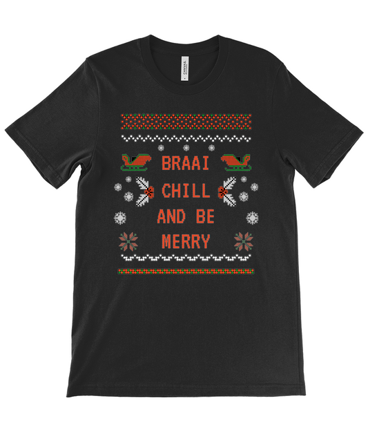 Xmas Braai Chill - Unisex Crew Neck T-Shirt
