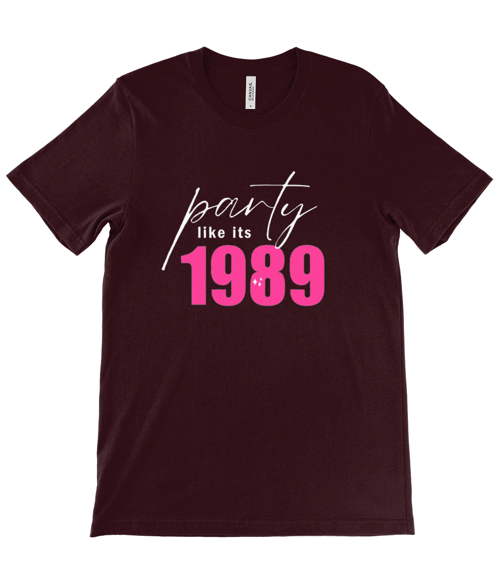 80s Party like it's '89 - Unisex Crew Neck T-Shirt