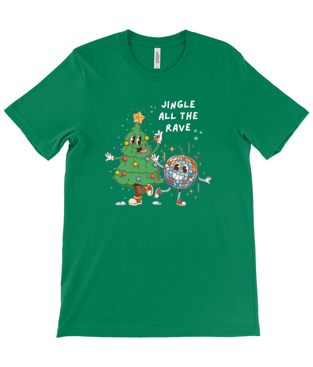 90s Jingle Rave - Unisex Crew Neck T-Shirt