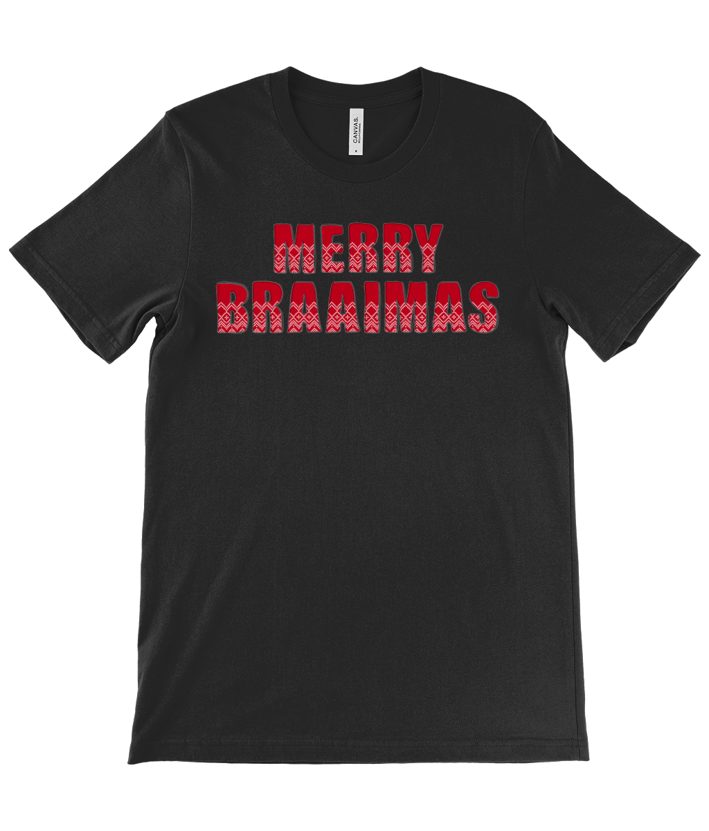 Xmas Braaimas - Unisex Crew Neck T-Shirt